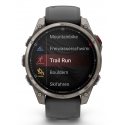 Garmin fēnix 8 Pro 3,56 cm (1.4") AMOLED 47 mm Digitāls 454 x 454 pikseļi Skārienjūtīgais ekrāns Gra Garmin fēnix 8 Pro 3,56 cm (1.4") AMOLED 47 mm Digitāls 454 x 454 pikseļi Skārienjūtīgais ekrāns Gra