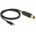 DeLOCK 83675 USB-kaapeli USB 3.2 Gen 2 (3.1 Gen 2) 1 m USB C USB B musta DeLOCK 83675 USB-kaapeli USB 3.2 Gen 2 (3.1 Gen 2) 1 m USB C USB B musta