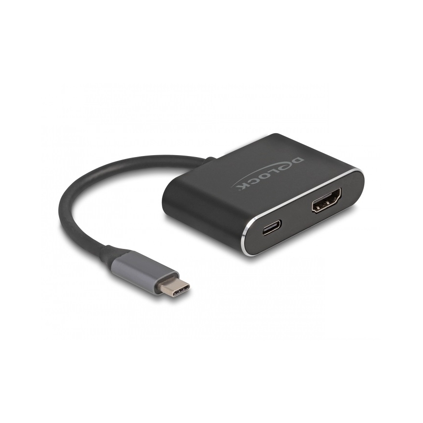 DeLOCK 64199 USB grafiskais adapteris 7680 x 4320 pikseļi Melns