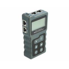 DeLOCK 63110 datortīkla vadu testeris Vītā pāra kabeļu testeris Pelēks