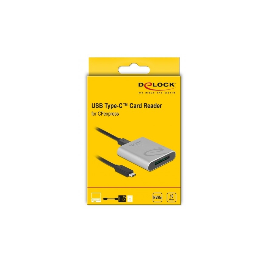 DeLOCK 91751 karšu lasītājs USB 3.2 Gen 1 (3.1 Gen 1) Type-C Sudrabs – 2