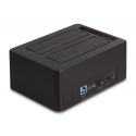 DeLOCK USB Dual Docking Station for 2 x SATA HDD / SSD with Clone and Erase Function DeLOCK USB Dual Docking Station for 2 x SATA HDD / SSD with Clone and Erase Function