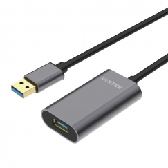 UNITEK Y-3004 USB kabelis USB 3.2 Gen 1 (3.1 Gen 1) 5 m USB A Pilka