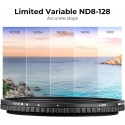 K&F Concept Nano-X Variable neutral density camera filter 37 mm K&F Concept Nano-X Variable neutral density camera filter 37 mm