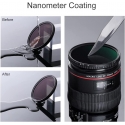 K&F Concept Nano-X Variable neutral density camera filter 37 mm K&F Concept Nano-X Variable neutral density camera filter 37 mm