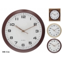 Настенные часы под дерево 36 см, 2 вида, 36 x 36 x 4,5 см, DECOR Настенные часы под дерево 36 см, 2 вида, 36 x 36 x 4,5 см, DECOR