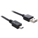 DeLOCK 3m USB 2.0 A - mini USB m/m USB кабель USB A Mini-USB B Черный DeLOCK 3m USB 2.0 A - mini USB m/m USB кабель USB A Mini-USB B Черный