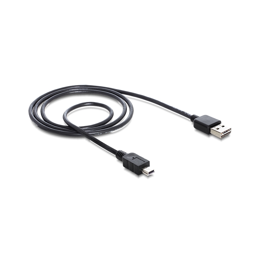 DeLOCK 3m USB 2.0 A - mini USB m/m USB kabelis USB A Mini-USB B Juoda – 2