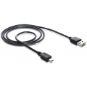 DeLOCK 3m USB 2.0 A - mini USB m/m USB kabelis USB A Mini-USB B Melns DeLOCK 3m USB 2.0 A - mini USB m/m USB kabelis USB A Mini-USB B Melns