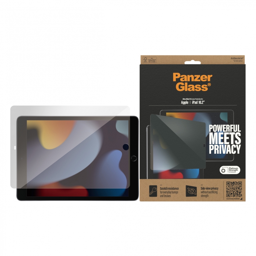 PanzerGlass ® Privacy Screen Protector iPad 10.2″ (2019, 2020-2021) Caurspīdīgs ekrāna aizsargs Appl – 2