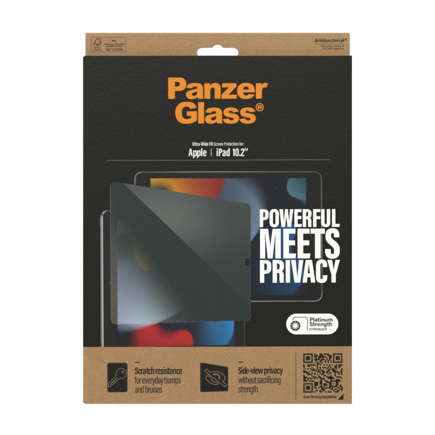 PanzerGlass ® Privacy Screen Protector iPad 10.2″ (2019, 2020-2021) Caurspīdīgs ekrāna aizsargs Appl – 3