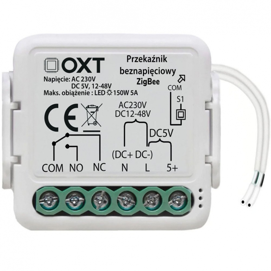 OXT mini releja moduļa sausais kontakts
