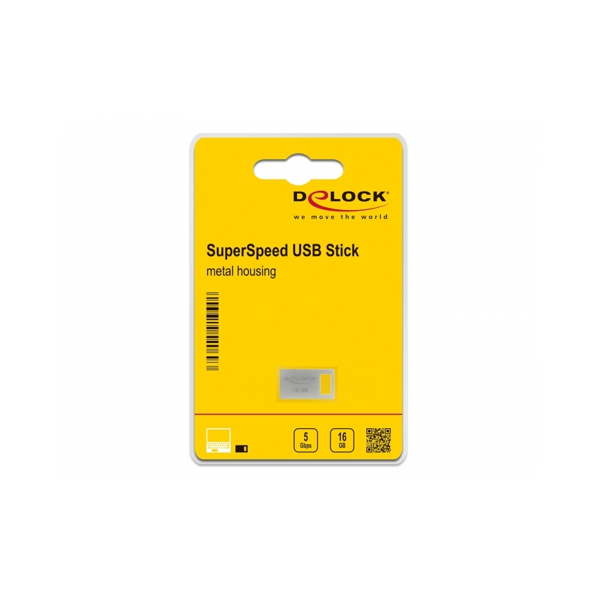 DeLOCK USB 5 Gbps Memory Stick 16 GB - Metal Housing – 3