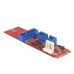DeLOCK 62843 interface cards/adapter Internal USB 3.2 Gen 1 (3.1 Gen 1)