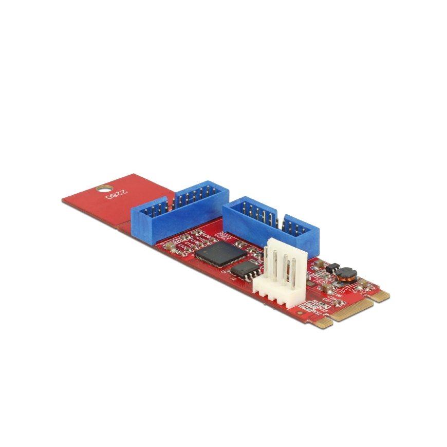 DeLOCK 62843 liitäntäkortti/-sovitin Sisäinen USB 3.2 Gen 1 (3.1 Gen 1)