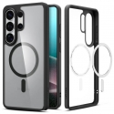 Spigen Ultra Hybrid (MagFit) mobiiltelefoni ümbris 17,5 cm (6.9") Kate Läbipaistev, Must Spigen Ultra Hybrid (MagFit) mobiiltelefoni ümbris 17,5 cm (6.9") Kate Läbipaistev, Must
