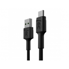 Green Cell KABGC25 USB kabelis 0,3 m USB A USB C Juoda