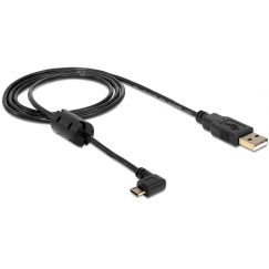 DeLOCK 83250 USB кабель USB 2.0 1 m USB A Micro-USB B Черный