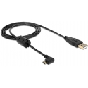 DeLOCK 83250 USB-kaapeli USB 2.0 1 m USB A Micro-USB B musta DeLOCK 83250 USB-kaapeli USB 2.0 1 m USB A Micro-USB B musta