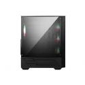 MSI MAG Forge 112R Midi Tower Must, Läbipaistev