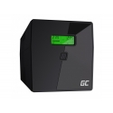 Green Cell UPS03 UPS-virtalähde Linjainteraktiivinen 1,999 kVA 600 W 4 AC-pistorasia(a) Green Cell UPS03 UPS-virtalähde Linjainteraktiivinen 1,999 kVA 600 W 4 AC-pistorasia(a)