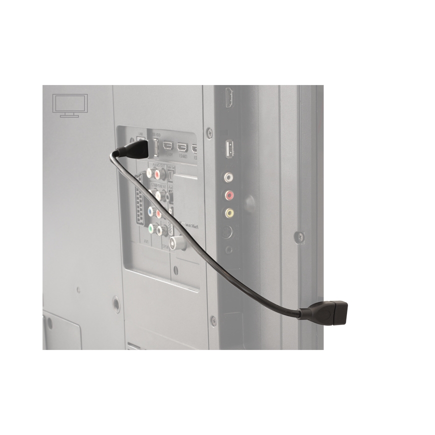 DeLOCK 35cm USB 2.0 USB cable 0.35 m USB A Black – 2