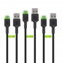 Green Cell KABGCSET03 USB cable 2 m USB A USB C Black Green Cell KABGCSET03 USB cable 2 m USB A USB C Black