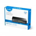 Cudy FS1006P võrgulüliti Fast Ethernet (10/100) Power over Ethernet tugi Must Cudy FS1006P võrgulüliti Fast Ethernet (10/100) Power over Ethernet tugi Must