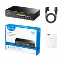 Cudy FS1006P сетевой коммутатор Fast Ethernet (10/100) Питание по Ethernet (PoE) Черный Cudy FS1006P сетевой коммутатор Fast Ethernet (10/100) Питание по Ethernet (PoE) Черный