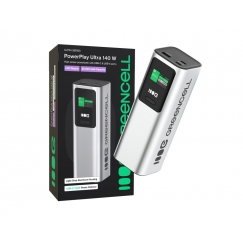 Green Cell GC PBGC25UD - Powerbank PBGC25UD, 25200 mAh, 140 W, 1x USB-A, 2x USB-C