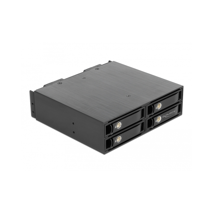 DeLOCK 47235 панель отсека накопителей 13,3 cm (5.25") Отсек диска хранения Черный