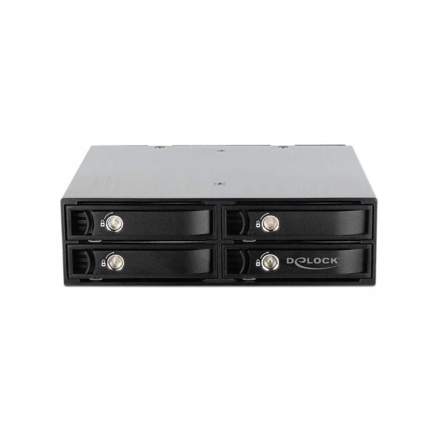 DeLOCK 47235 панель отсека накопителей 13,3 cm (5.25") Отсек диска хранения Черный – 4