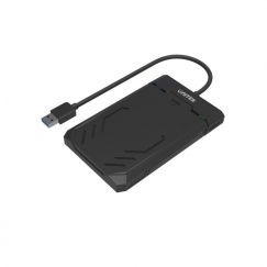UNITEK Y-3036 tallennusaseman kotelo HDD-/SSD-kotelo musta 2.5"