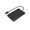 UNITEK Y-3036 tallennusaseman kotelo HDD-/SSD-kotelo musta 2.5"