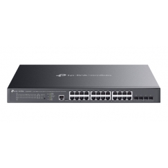 TP-Link Omada SG3428XMPP võrgulüliti Juhitav L2+ Gigabit Ethernet (10/100/1000) Power over Ethernet tugi 1U Must