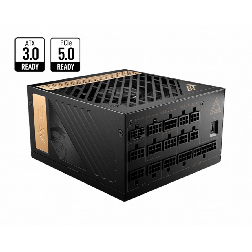 MSI MEG AI1300P PCIE5 barošanas avotu