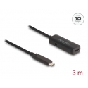 DeLOCK 80027 USB-kaapeli USB 3.2 Gen 2 (3.1 Gen 2) 3 m USB C musta DeLOCK 80027 USB-kaapeli USB 3.2 Gen 2 (3.1 Gen 2) 3 m USB C musta