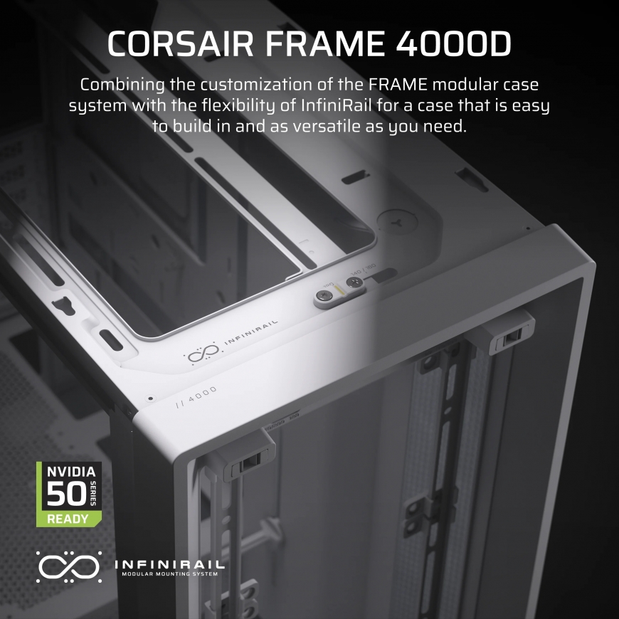 Corsair FRAME 4000D Midi Tower Valkoinen – 2