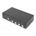 Digitus DS-12880 KVM-kytkin musta Digitus DS-12880 KVM-kytkin musta
