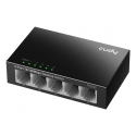 Cudy FS105 tīkla pārslēgs Nepārvaldīts Fast Ethernet (10/100) Melns
