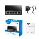 Cudy FS105 сетевой коммутатор Неуправляемый Fast Ethernet (10/100) Черный Cudy FS105 сетевой коммутатор Неуправляемый Fast Ethernet (10/100) Черный