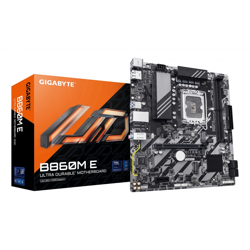 GIGABYTE B860M E emaplaat Intel B860 LGA 1851 (Socket V1) Mikro ATX