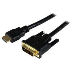 StarTech.com HDDVIMM150CM video kabeļu aksesuārs 1,5 m HDMI DVI-D Melns
