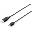 Equip 128521 USB-kaapeli USB 2.0 1,8 m USB A Mini-USB B musta Equip 128521 USB-kaapeli USB 2.0 1,8 m USB A Mini-USB B musta