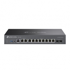 TP-Link Omada ER7412-M2 laidinis maršrutizatorius 2.5 Gigabit Ethernet, Gigabitinis eternetas Juoda