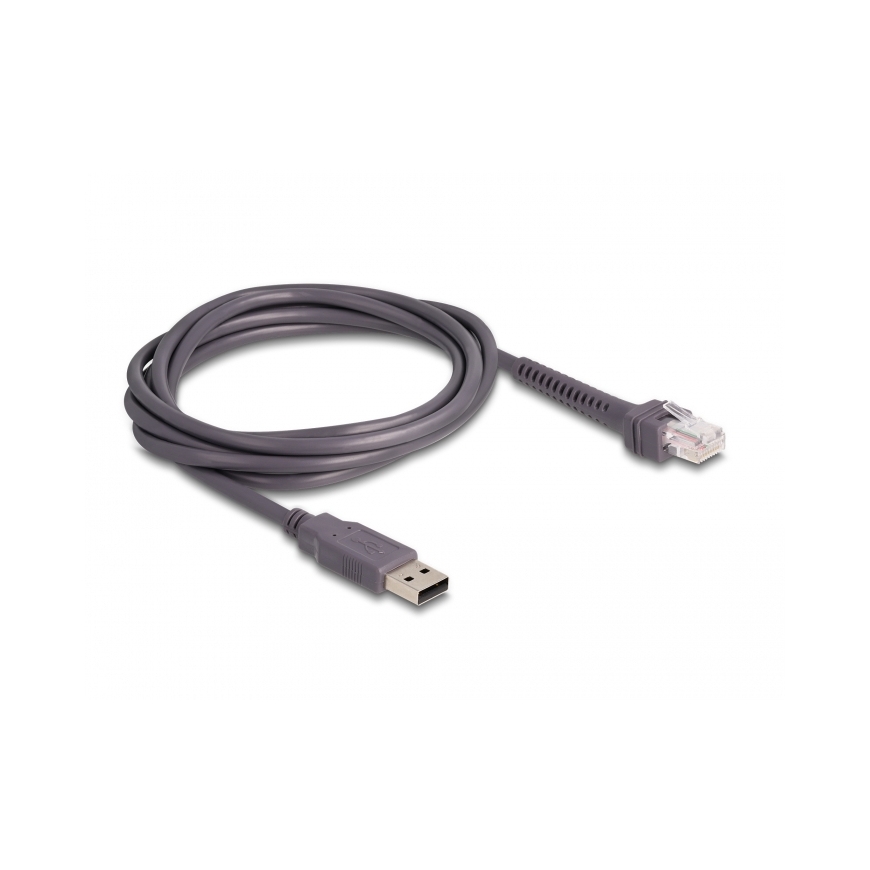 DeLOCK 90565 vöötkoodilugeja Käeshoitav vöötkoodiluger 1D Laser Must, Hall – 4