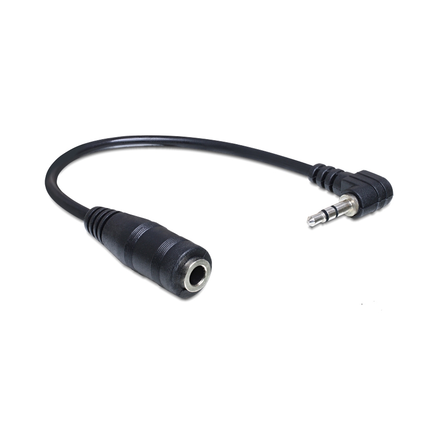 DeLOCK 65397 audiokaapeli 0,14 m 2.5mm 3.5mm musta