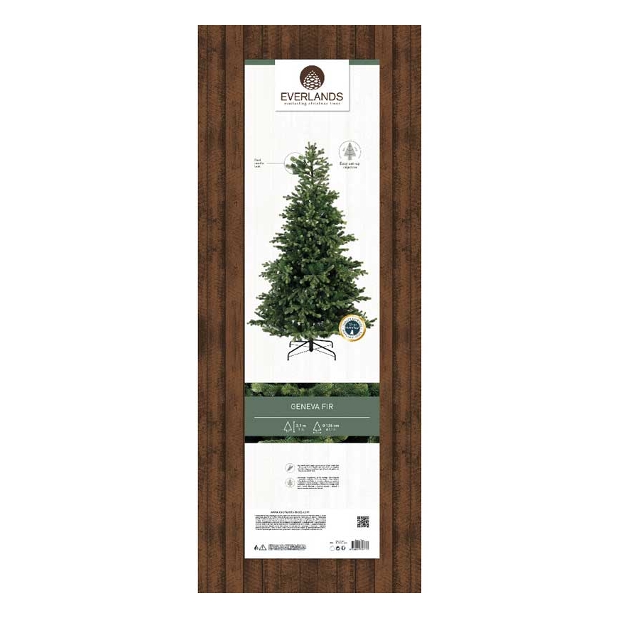 Enne Emerald Spruce real-looking Christmas tree with LED lights, 210 cm, green – 4
