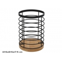 Käyttövälinepidike, 12,5 x 12,5 x 17,5 cm, Musta, DECORLIFE Käyttövälinepidike, 12,5 x 12,5 x 17,5 cm, Musta, DECORLIFE