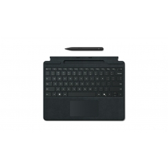 Microsoft Surface Pro Keyboard w/ Slim Pen QWERTY Angļu Microsoft Cover port Melns